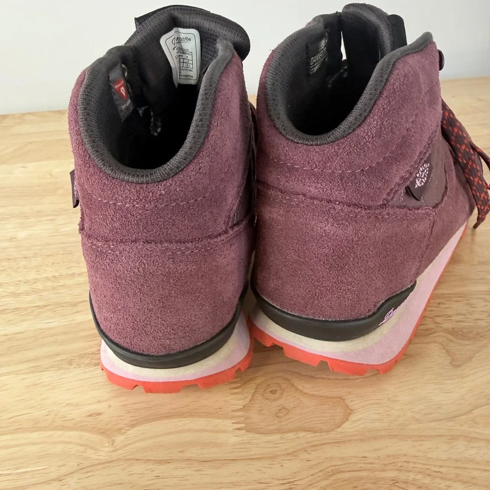 Danner X FP Movement Jag Quilt Hiking Boots Women 8 Fig Jam Purple Red Suede